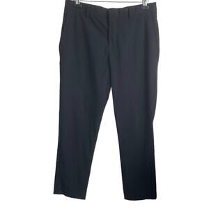 H&M‎ Slim Fit Pants Women 32 Black Skinny Leg Basics Y2K Retro Comfort Academia